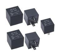 Auto Relè 12 V 40 A SPST 4 pin-Car Heavy Duty Switch & Starter con custodia nera impermeabile sigillata utilizzata per auto motore auto - Confezione da 5
