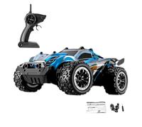 Auto Remote Control Toy - Interactive 2,4 GHz RC Truck, Veicolo Da Corsa Illuminato Per Bambini | Auto Remota In 1:20 Per I Giochi All'aperto, Camion Ad Alta Velocità Per L'apprendimento Precoce