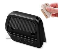 Auto-Retract Ceramic Mini Box Cutter,Pocket Sized,Magnetic Retractable Cardboard Cutter with Right Angle Groove, For Home Office Travel (Black)