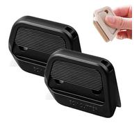 Auto-Retract Ceramic Mini Box Cutter,Pocket Sized,Magnetic Retractable Cardboard Cutter with Right Angle Groove, For Home Office Travel (2pcs black)