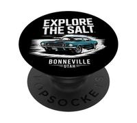 Auto retrò Bonneville Salt Flats Utah International Speedway PopSockets PopGrip Adesivo