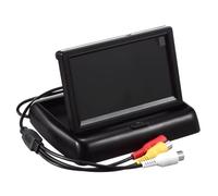 Auto Retrovisione Telecamera Per Mini display per auto LCD TFT pieghevole da 4,3 pollici con telecamera di retromarcia universale impermeabile HD Retrocamera Auto(Monitor)