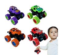 Auto ritirata acrobatica per auto giocattolo acrobazia, fuoristrada con trazione integrale, rotazione a 360 gradi, auto inerziale resistente agli urti, traino, fuoristrada per bambini