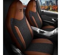 Auto Rivestimenti Sedili per Nissan x-Taril IN Marrone-Nero Pilot 14.2