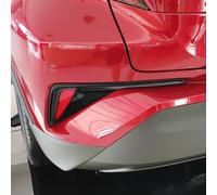 Auto RR Faro Fendinebbia Paraurti Luce Cover Orlo Toyota C-Hr ABS Carbon Argento