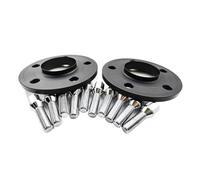 Auto Ruota Cerchi In Lega Per BMW E26 E28 E34 E36 E38 E60 5x120 72.6 Hub Centric Bore Distanziali Ruote Auto + 10 Pezzi 14 X 1.25 Filettatura Conica Kit Distanziale(Nero,20MM)