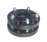 Auto Ruota Cerchi In Lega Per Mazda 2 Pezzi Distanziali Per Ruote Centrati Sul 30 Mm Spessore E 67,1 5x114,3 Con Prigionieri 12x1,5(Nero)