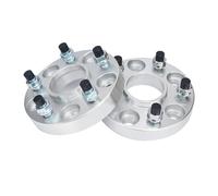 Auto Ruota Cerchi In Lega Per MAZDA Guarnizione Allargata 15mm 4 Pezzi Adattatore Distanziale Ruota PCD 5x114,3 CB 67,1mm Adatto A 5 Dadi(4PCS 15mm silver)