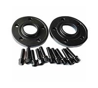 Auto Ruota Cerchi In Lega Per Mercedes Per Benz Classe E Classe C Per CLA Per CLK GLK Adattatore Ruota 15/20MM 5x112-66.6 + 10 Bulloni Distanziali Ruota(20mm black)