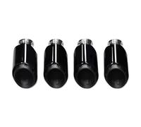 Auto Scarico 4 Pezzi Per Cayenne S 958 2011-2014 Terminale Di Scarico Auto Sostituzione Diretta Del Silenziatore Ugello In Acciaio Inossidabile Terminale(Black B)