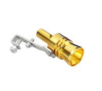 Auto Scarico Dispositivo Universale Per Il Simulatore Del Fischio Turbo Dell'auto Di Rimontaggio Veicolo Marmitta Tubo Scarico Terminale Scarico(Giallo)