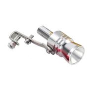 Auto Scarico Dispositivo Universale Per Il Simulatore Del Fischio Turbo Dell'auto Di Rimontaggio Veicolo Marmitta Tubo Scarico Terminale(Argento)