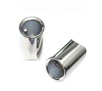 Auto Scarico Per BMW Serie 5 F10 F11 F18 E60 E61 E39 528i 530i 535i 535d Terminali Scarico Auto Acciaio Inossidabile Decorazione Gola Coda Terminale Scarico(Sliver)