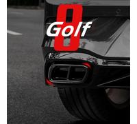 Auto Scarico Posteriore Tubo Marmitta Punta Cover Orlo per 8 MK8 Accessori 2020