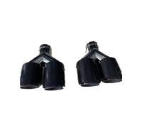 Auto Scarico Silenziatore Per A3 Per A4 Per A5 Per A6 Per A7 S4 S5 S6 S7 Modificato Tubo Scarico Uno Su Due Quattro Su Coda Gola(Four-outlet carbon fiber nozzle Y-type)