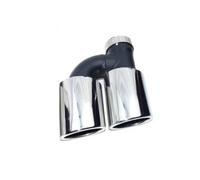 Auto Scarico Silenziatore Per A3 Per A4 Per A5 Per A6 Per A7 S4 S5 S6 S7 Modificato Tubo Scarico Uno Su Due Quattro Su Coda Gola(One stainless steel nozzle on the right)