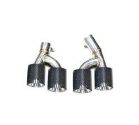 Auto Scarico Silenziatore Per Serie 4 425i 430i G22 2021 Tubo Di Scarico In Fibra Di Carbonio Acciaio Inossidabile Nero Terminale A Quattro Uscite(Carbon fiber four outlets)
