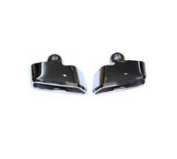 Auto Scarico Silenziatore Per Serie 5 525 530 G30 G38 2018-2022 Terminale Di Scarico Quadrato In Fibra Di Carbonio Titanio Nero(A pair of square-mouth silver tailpipes)