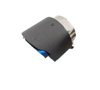 Auto Scarico Silenziatore Terminale Di Scarico In Fibra Di Carbonio Per Peugeot 2008 2020 2021 2022 2023(Straight blue)