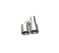 Auto Scarico Silenziatore Terminale Di Scarico Universale Per Motori In Acciaio Inox Con Rete Di Sabbia Uno Su Due Su Quattro(R type: right side)