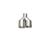 Auto Scarico Silenziatore Terminale Di Scarico Universale Per Motori In Acciaio Inox Con Rete Di Sabbia Uno Su Due Su Quattro(Y type: right side)