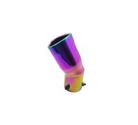 Auto Scarico Silenziatore Tubo Scarico Decorativo Universale A Uscita Singola Con Terminale Scarico In Acciaio Inossidabile A Colori Vivaci Calibro 6,3 Cm