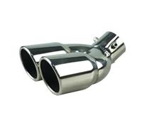 Auto Scarico Terminale Di Scarico Posteriore Universale Auto Diametro Ingresso 63 Mm Uscita 76 Mm Marmitta In Acciaio Inossidabile Terminale(S Bend)