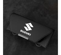 Auto Scatola Portaocchiali per Suzuki Swift 2011-2017,Porta Occhiali da Sole Pelle Custodia per Occhiali Organizer Visiera Parasole Supporto per Occhiali Scatola Portaoggetti,D