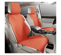 Auto Sedile Copri Sedile Accessori Per Auto Cuscino Per Sedile Imbottito Set Universale Di Copertura Solo 2 Sedili Anteriori(Orange)
