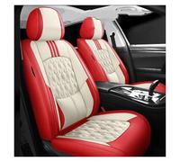 Auto Sedile Copri Sedile Per Civic Per City Per CRV Per CRZ Per Accord Per Elysion Per Fit Per Jade Per Jazz Cuscino Anteriore Personalizzato(Beige Red Front)