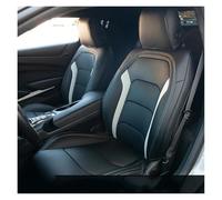 Auto Sedile Copri Sedile Per Il 5° Per Chevy Per Camaro 2016-2018 6° Per Camaro 2010-2015 Set Completo Accessori Interni In Pelle Impermeabile(White black2)