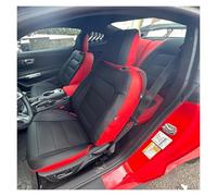 Auto Sedile Copri Sedile Per Il 5° Per Chevy Per Camaro 2016-2018 6° Per Camaro 2010-2015 Set Completo Accessori Interni In Pelle Impermeabile(Black red)