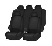Auto Sedile Copri Sedile Per Toyota Per Avalon Per Avensis Per Allion Per Auris Hybrid Per Crown Per RAV4 Per Alphard Coprisedile Personalizzato(5Seats-Black)