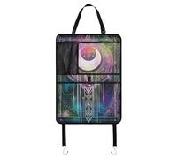 Auto Sedile Posteriore Organizzatore Sedile Organizzatore Per Sedile Posteriore Per Tablet per Bambini Kickmat Car Travel Stuff Dreamy Colors Tarocchi Luna