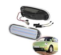 Auto Segnale Lampada Paraurti Anteriore Indicatori Direzione Sequenziali Luci LED Luci Guida/luci Parcheggio Per VW Beetle 1998 1999 2000 2001 2002 2003 2004 2005 Retrovisore Fanale(Clear Lens)