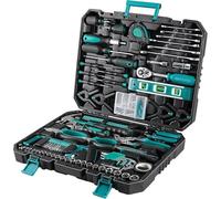 Auto Set Chiavi a Bussola Kit Strumenti Per Riparazioni Domestiche Set Strumenti Generali Per Riparazioni Domestiche/auto Da 198 Pezzi Strumenti Generali Meccanica Kit Strumenti La Casa