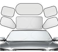 Auto Set Completo Parasole per Audi Q8 e-tron Sportback 2022-, Auto Protezione Dai Raggi UV Parasole Auto Anteriore Parabrezza Blocco Della Luce Copricruscotto Auto Parasole,B