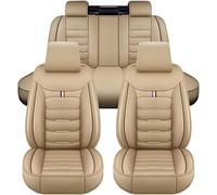 Auto Set Coprisedili per Chrysler Town & Country1990-2010 2011 2012 2013 2014 2015 2016, Protezioni per Sedili Anteriori e Posteriori in Pelle PU, Coprisedile per 5 Posti per Tutte le Stagioni