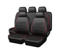 Auto Set Coprisedili per Dacia Bigster (2024-2025), Pelle PU Copri Sedili Auto Impermeabile Set Fodere Cuscino Coprisedile Sedili Anteriore E Posteriore,D/Black And Red