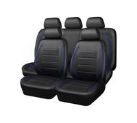 Auto Set Coprisedili per Dacia Duster III 2024 2025, Pelle PU Copri Sedili Auto Impermeabile Set Fodere Cuscino Coprisedile Sedili Anteriore E Posteriore,B/Black And Blue