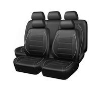 Auto Set Coprisedili per Dacia Jogger Van (2022-), Pelle PU Copri Sedili Auto Impermeabile Set Fodere Cuscino Coprisedile Sedili Anteriore E Posteriore,C/Black And Grey