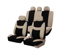 Auto Set Coprisedili per Fiat 500L 2014+, 5 Posti Traspirante Durevole Protezione Sedile Accessori Interni Auto,E-Beige