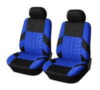Auto Set Coprisedili per Fiat Panda 312 319 2012-2022 2023, Protezione Sedili Anteriori e Posteriori Confortevole Traspirante Coprisedile,D Blue