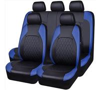 Auto Set coprisedili per-Honda Jazz e HEV HYBRID/Comfort/Elegance, Confortevole Traspirante Impermeabile Antiscivolo Durevoli Pelle Protect Accessori, Black Blue