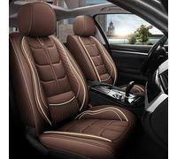 Auto Set Coprisedili per Hyundai Elantra Genesis Ioniq Sonate Veracruz, Pelle Traspirante Impermeabile Durevole Coprisedili Protezioni Sedile Interni Accessori,Coffee