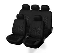 Auto Set Coprisedili per Mitsubishi L200 Pickup, Traspirante Antiscivolo Protezioni per Sedili, Coprisedile Anteriori E Posteriori Set Completo Durevole,A Black