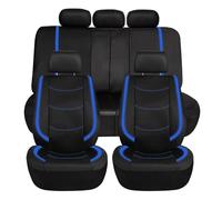 Auto Set Coprisedili per Opel Mokka B/Mokka-e MJ22 | Edition/Elegance 2021-2024 2025 Protezione del Sedile Impermeabile in Pelle PU a 5 Posti,C