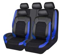 Auto Set Coprisedili per Porsche Cayenne/Cayenne S/Cayenne Turbo E-Hybrid/Panamera 4 2023-, Set Copri-Sedile Fodere per Anteriori e Posteriori Confortevole Traspirante,C Blue