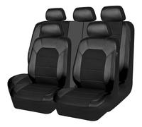 Auto Set Coprisedili per Porsche Cayenne/Cayenne S/Cayenne Turbo E-Hybrid/Panamera 4 2023-, Set Copri-Sedile Fodere per Anteriori e Posteriori Confortevole Traspirante,A Black