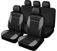 Auto Set Coprisedili per Porsche Macan/Macan S/GTS/EV, Fodere Cuscino Coprisedile Sedili Anteriore e Posteriore Protezione Completa Sedili,Grey